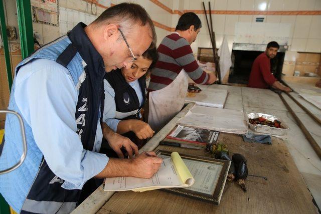 Haliliye’de fırınlar denetlendi