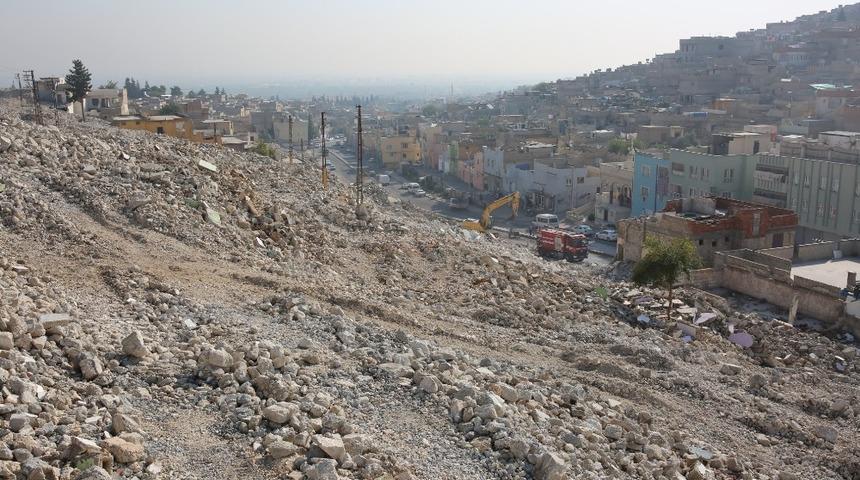 Kale Eteği&rsquo;nde yıkım &ccedil;alışmaları sona gelindi