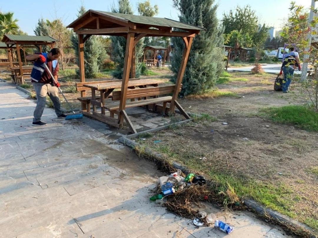 Kaymakam talimat verdi parklar pırıl pırıl oldu