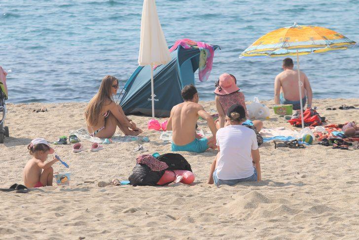 Doğuda kar Alanya'da deniz keyfi G2