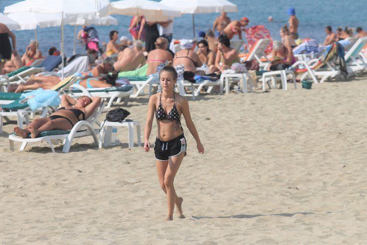 Doğuda kar Alanya'da deniz keyfi G3