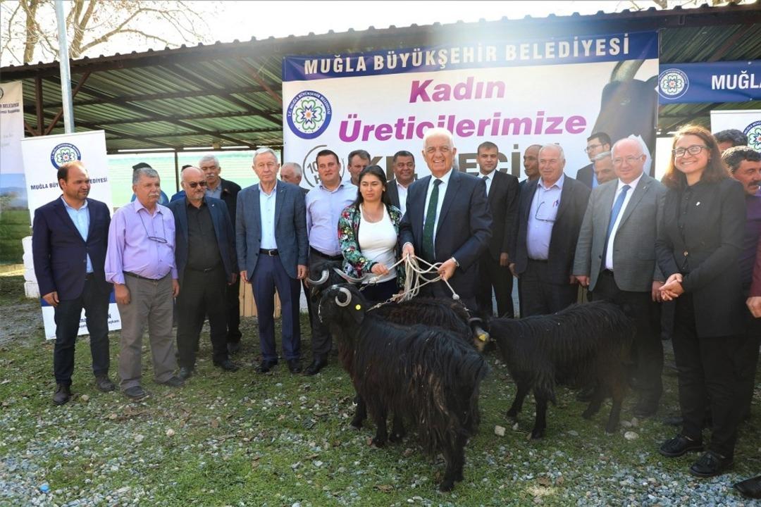Muğla B&uuml;y&uuml;kşehirden kadın &uuml;reticilere &ldquo;Kıl Ke&ccedil;isi&rdquo; desteği