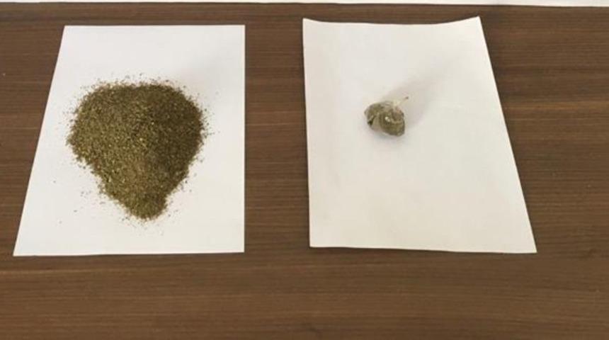 50 gram esrar yakalandı, tutuklanarak cezaevine konuldu