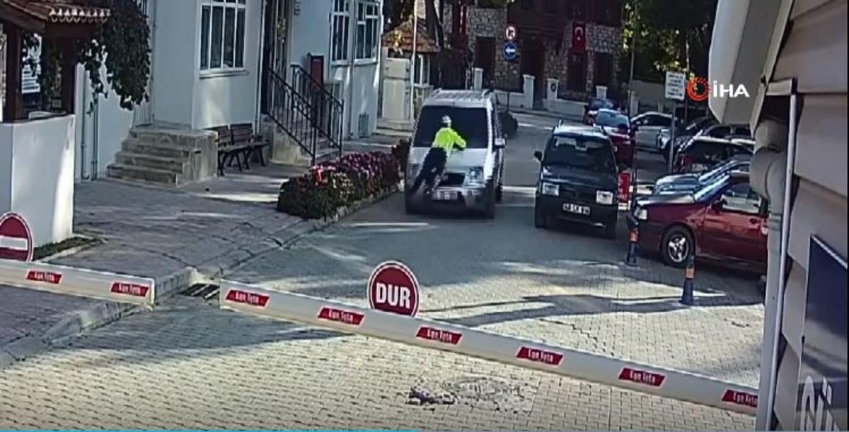 Polisi aracında s&uuml;r&uuml;kleyen ş&uuml;pheli tutuklandı