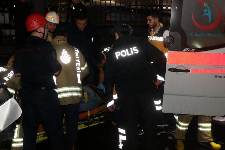 Sarıyer'de kazada otomobilde sıkışan hamile kadını itfaiye kurtardı G4