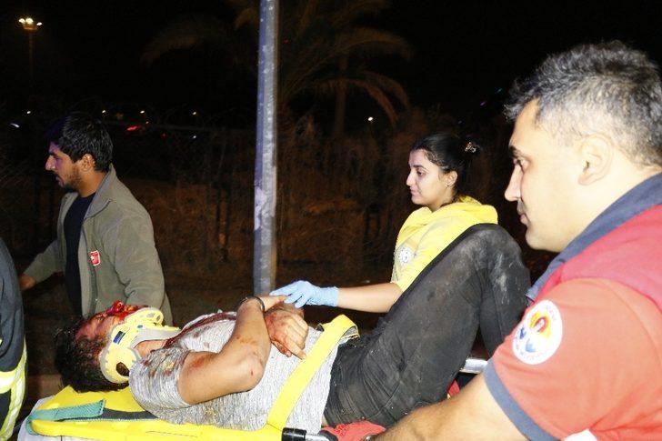 Adana'da yük trenin çarptığı kişi ağır yaralandı G3