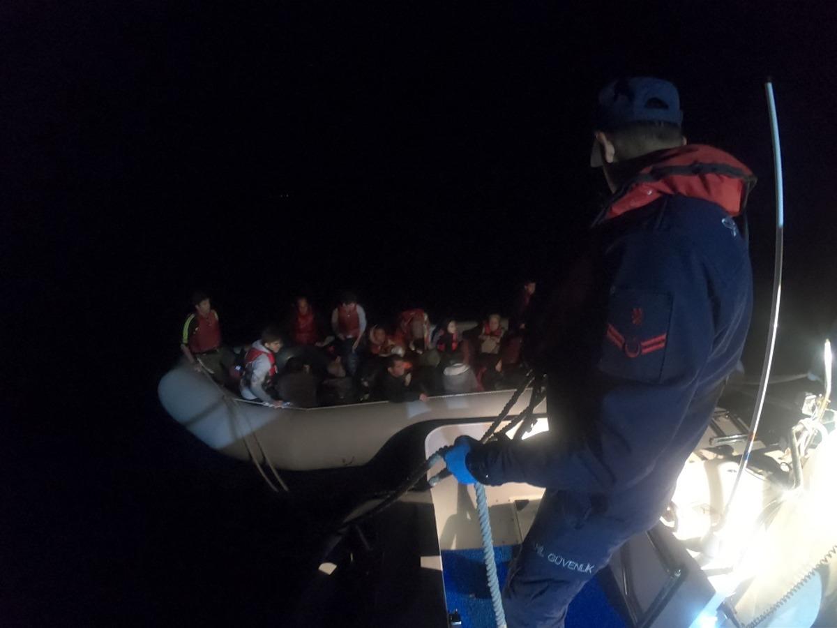 &Ccedil;anakkale'de 110 ka&ccedil;ak g&ouml;&ccedil;men yakalandı