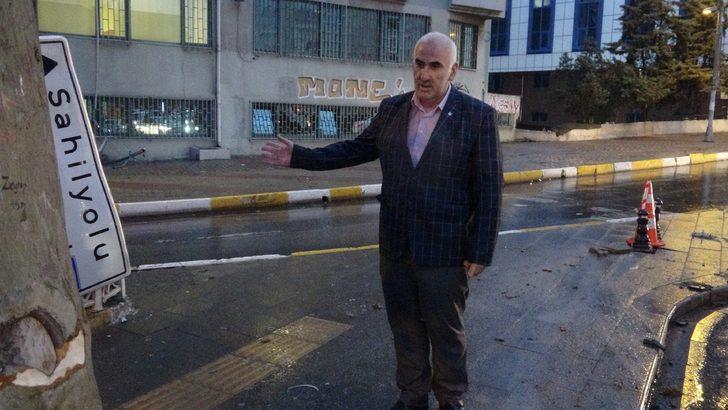 İstanbul Pendik’te İETT otobüsü kaldırım çıktı, ağaca çarparak durdu! G3