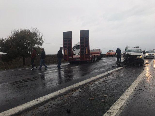 Tekirdağ’da trafik kazası: 2 yaralı