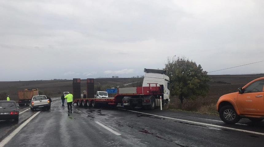 Tekirdağ&rsquo;da trafik kazası: 2 yaralı