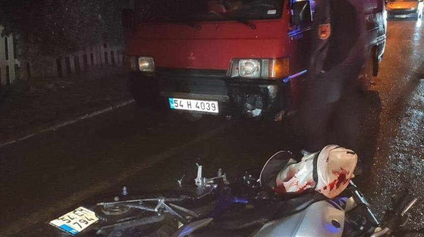 Sakarya&rsquo;da motosiklet kazası: 1 &ouml;l&uuml;