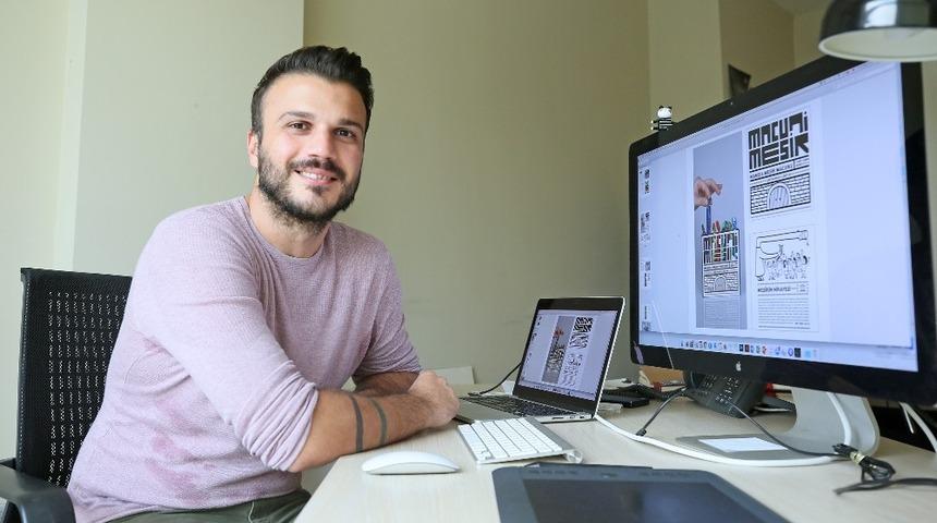 Mesirci Dev Amca&rsquo;dan etkilenerek yaptığı tasarımla &ouml;d&uuml;l kazandı