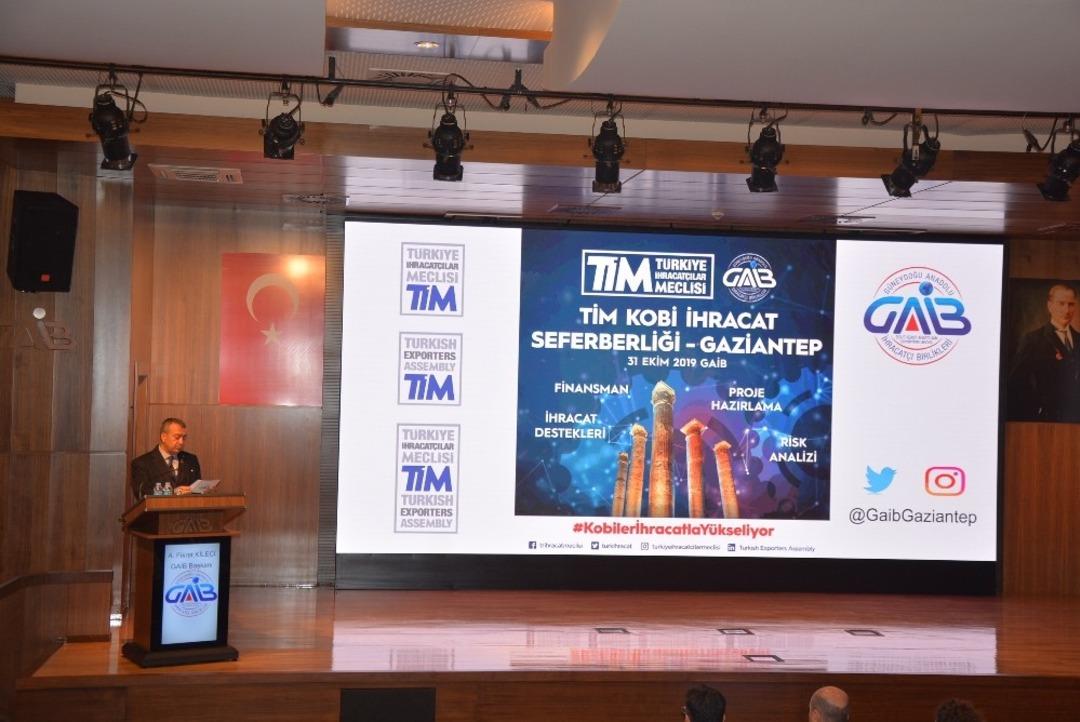 GAİB&rsquo;te TİM-KOBİ ihracat seferberliği eğitimi yapıldı
