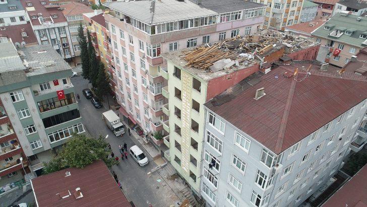 Yer: İstanbul! Riskli binaya komodinli, dolaplı önlem G4