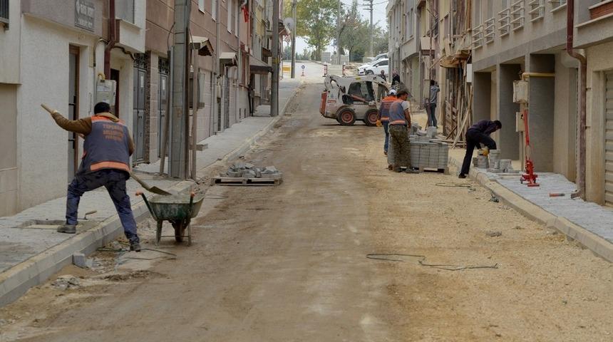 Tepebaşında &uuml;styapı &ccedil;alışmaları s&uuml;r&uuml;yor