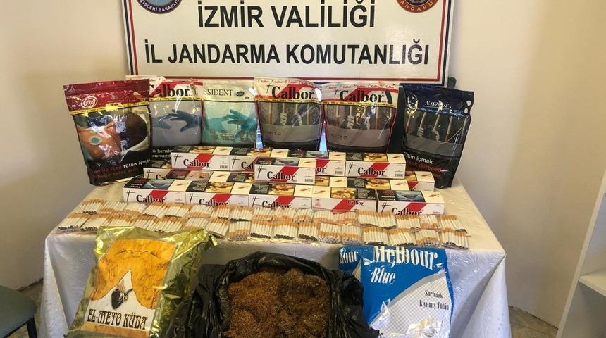 Jandarmadan ka&ccedil;ak t&uuml;t&uuml;n satışı yapanlara darbe
