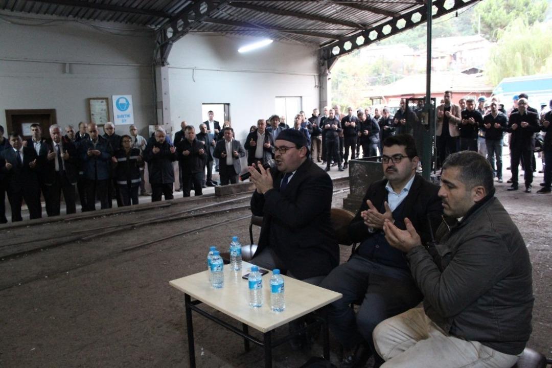 Madenciden kazasız-belasız &ccedil;alışma dileği