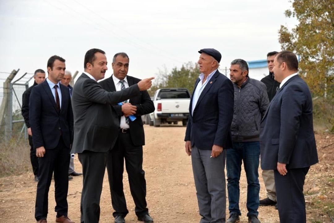 Vali Şent&uuml;rk, &ccedil;alışmaları yerinde inceledi