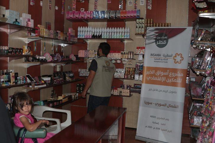 İdlib’te esnafa 18 dükkan G3