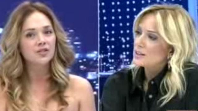 Canlı yayında skandal