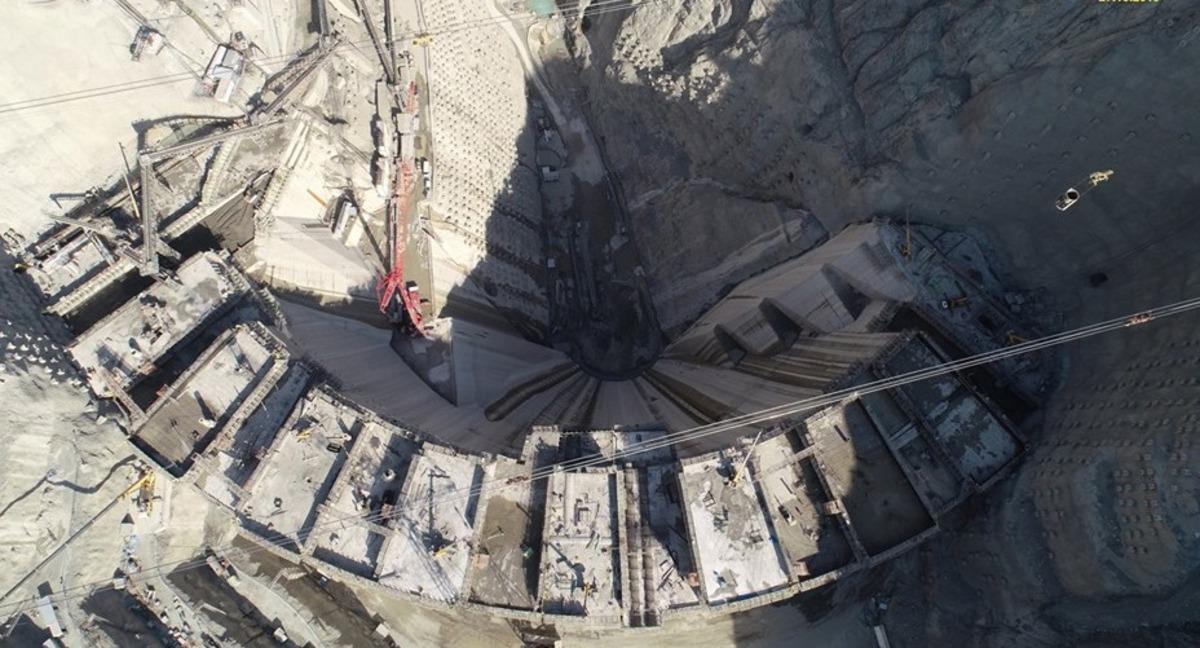 Yusufeli Barajında 14 aylık &ccedil;alışma rekoru getirdi