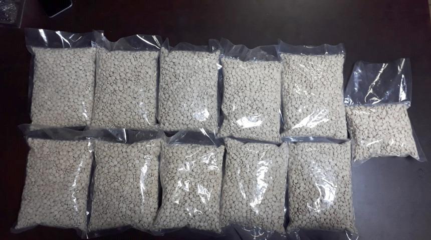 Hatay'da uyuşturucu operasyonu! 40 bin hap ele geçirildi