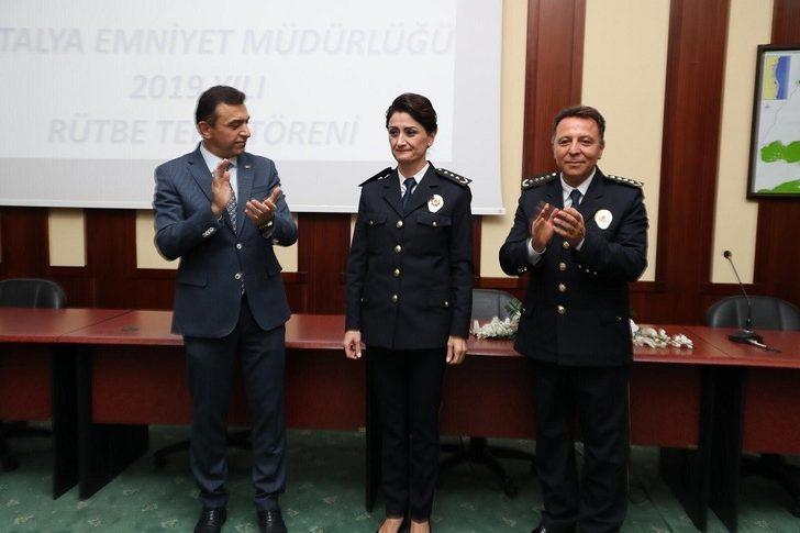 Antalya Emniyeti’nde rütbe terfi töreni G2