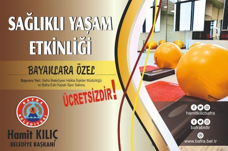 Bafra’daki sağlıklı yaşam etkinliğine büyük ilgi G2