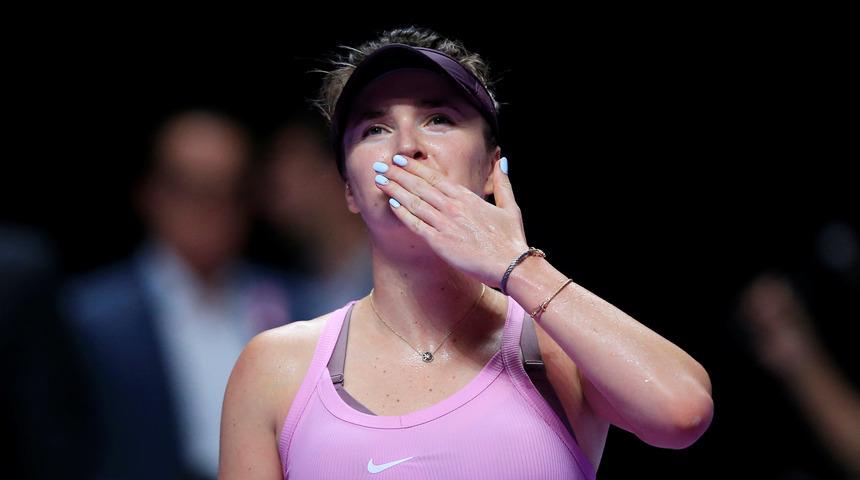 WTA Finalleri'nde Elina Svitolina ve Karolina Pliskova yarı finalde
