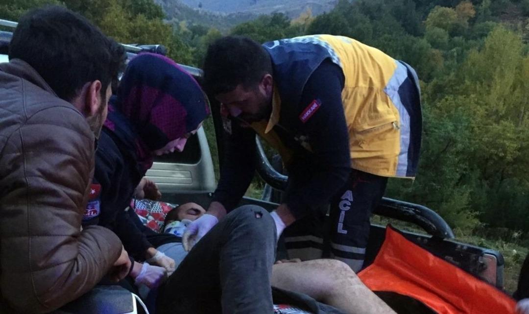 Y&uuml;ksekova&rsquo;da trafiik kazası; 1 yaralı