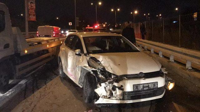 Kağıthane’de zincirleme trafik kazası: 1 yaralı