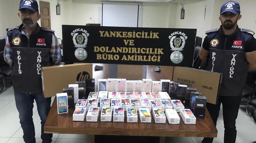 Ankara'da 'mail order' yöntemiyle dolandırıcılık yapan çeteye operasyon
