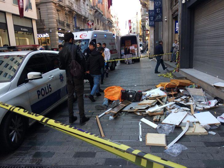 İstanbul'da acı olay... İstiklal Caddesi'nde 6. kattan düşen işçi öldü G3