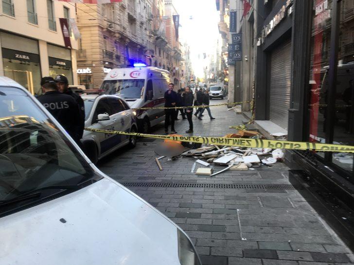 İstanbul'da acı olay... İstiklal Caddesi'nde 6. kattan düşen işçi öldü G4