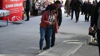 Ankara'da kaldırım taşlarına sayısal formüller yazıldı