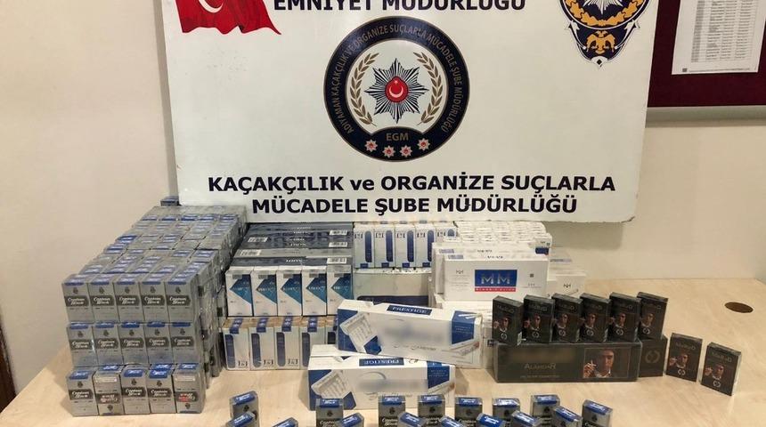 Adıyaman'da tütün dükkanına baskın! Hepsi ele geçirildi