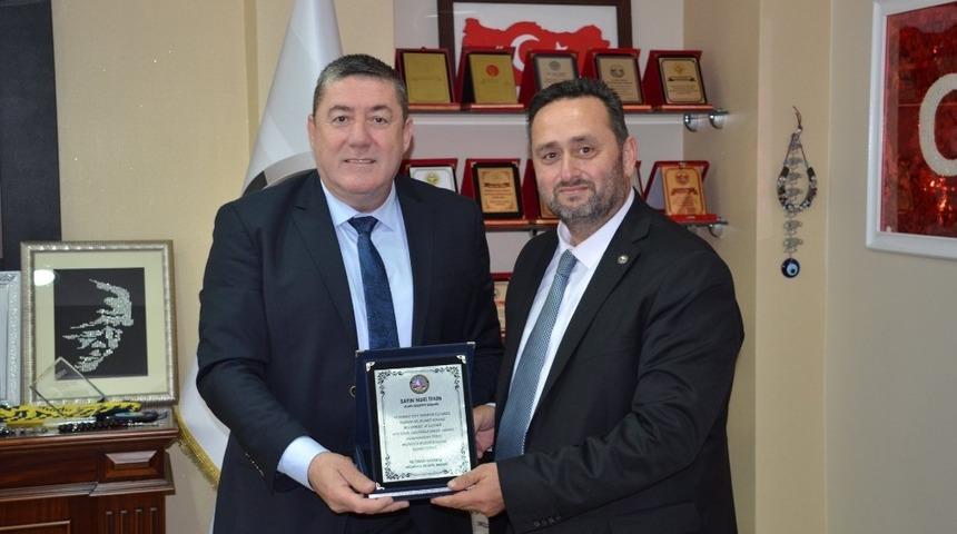 Ak&ccedil;akoca Belediyesinden Alaplı Belediyesine teşekk&uuml;r ziyareti