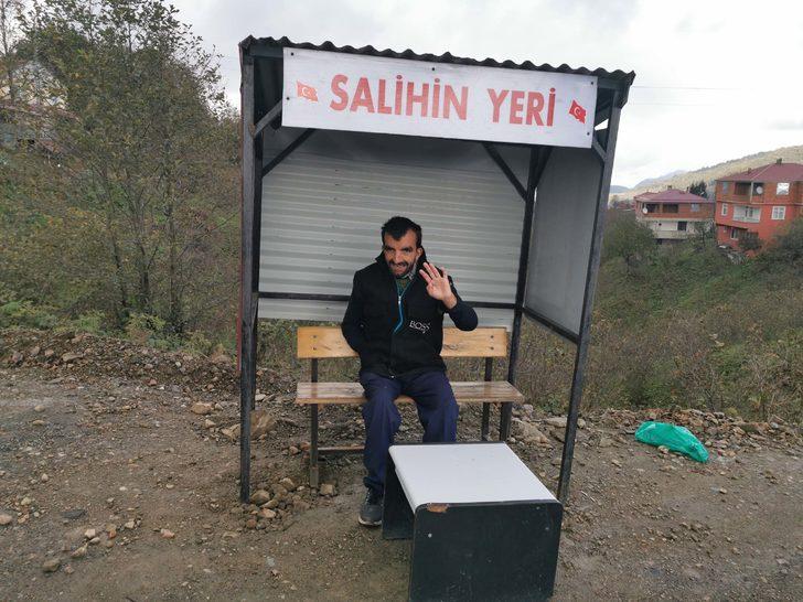 Engelli Salih'in durak sevinci G1