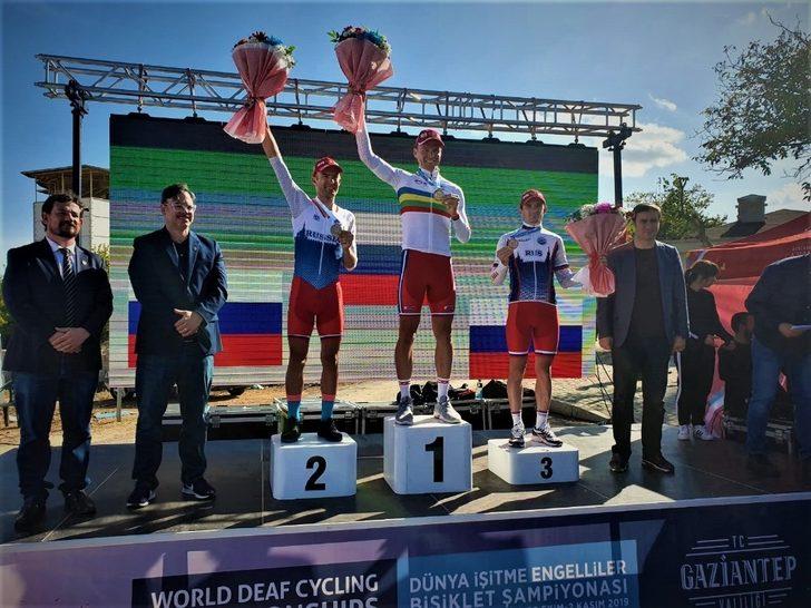 Dünya işitme engelliler bisiklet şampiyonası sona erdi G2