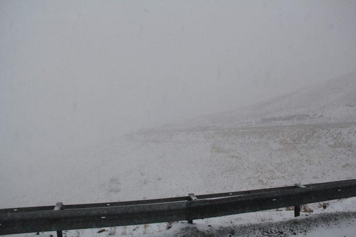 Van’da, 2730 rakımlı Güzeldere Geçidi’nde kar yağışı G2