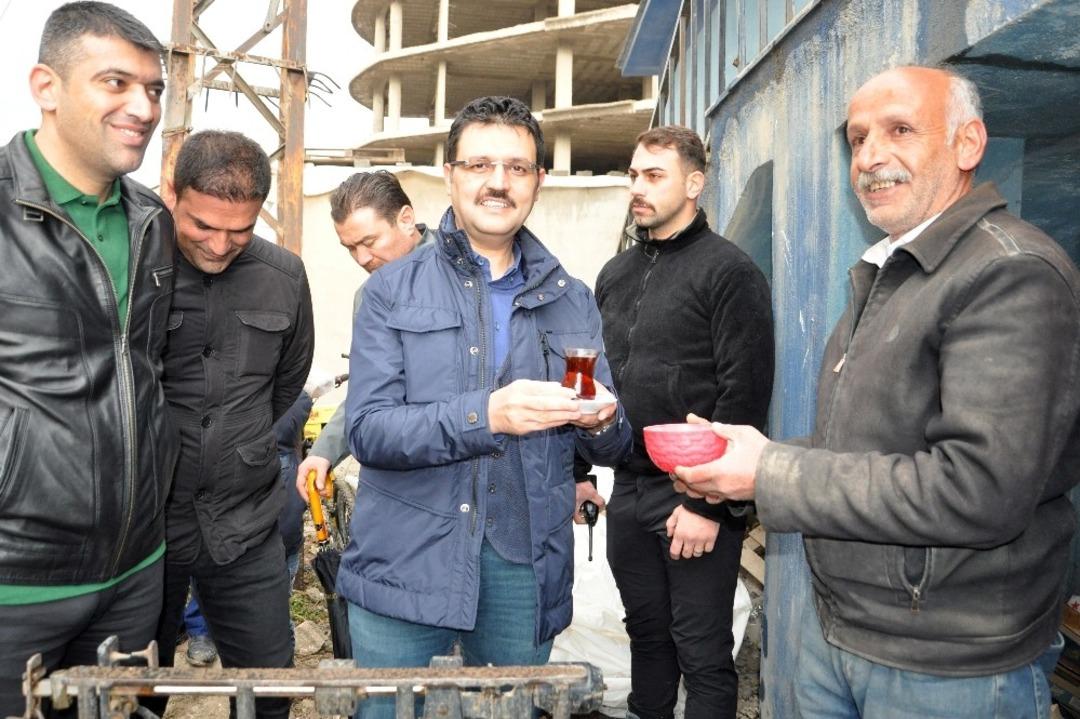 Kaymakam Doğramacı asfalt &ccedil;alışmalarını denetledi