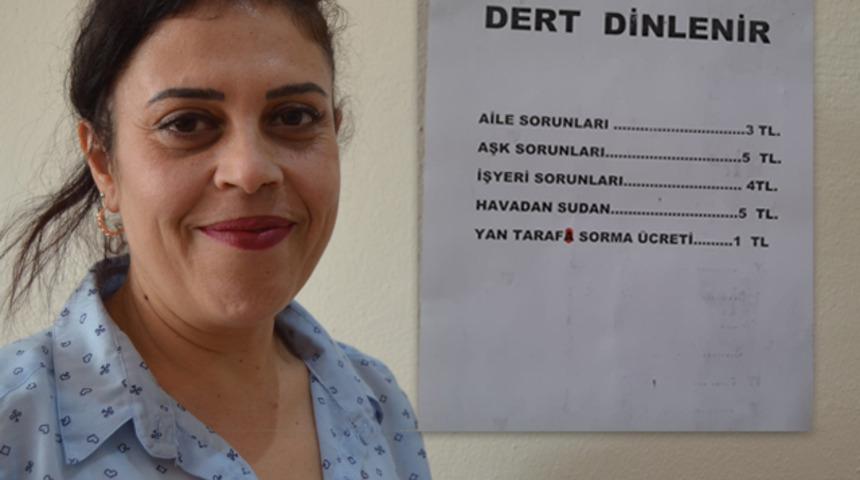 İnsanların dertlerini dinlemekten bıkınca &ccedil;areyi fiyat tarifesi uygulamakta buldu