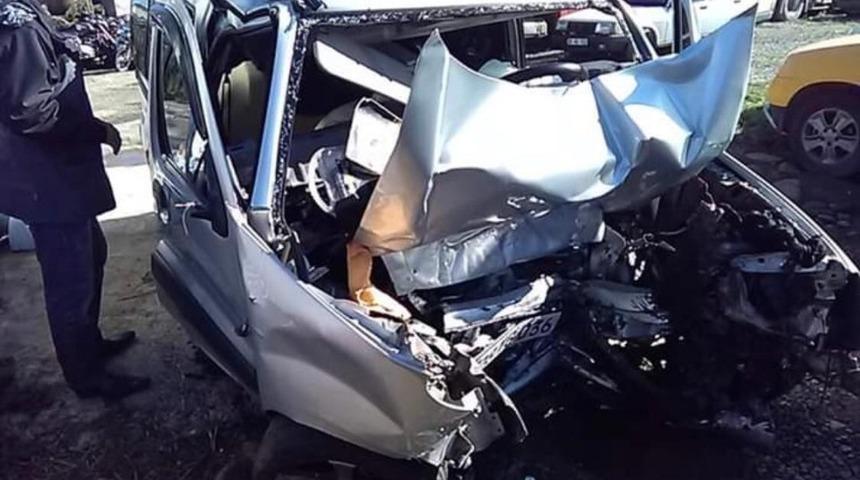 Giresun&rsquo;da trafik kazası: 1 &ouml;l&uuml;