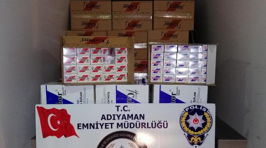 Adıyaman&rsquo;da makaron operasyonu