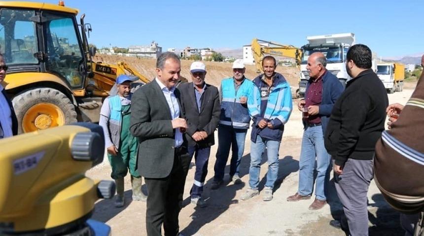 Başkan Kılın&ccedil;, millet caddesindeki &ccedil;alışmaları yerinde inceledi