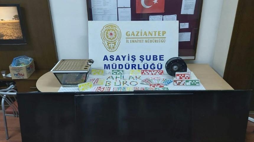 Gaziantep’te kumar baskını:7 gözaltı