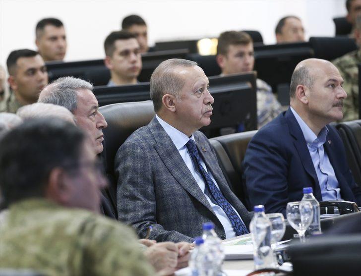 Cumhurbaşkanı Erdoğan, Suriye sınırında G1