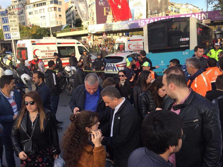 Beşiktaş'ta otobüs durağa daldı! Ölü ve yaralılar var G5