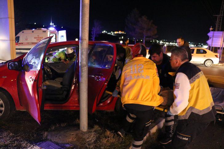 Kaza yapan araçtan yaralı çıktı, aklında cep telefonu vardı G5