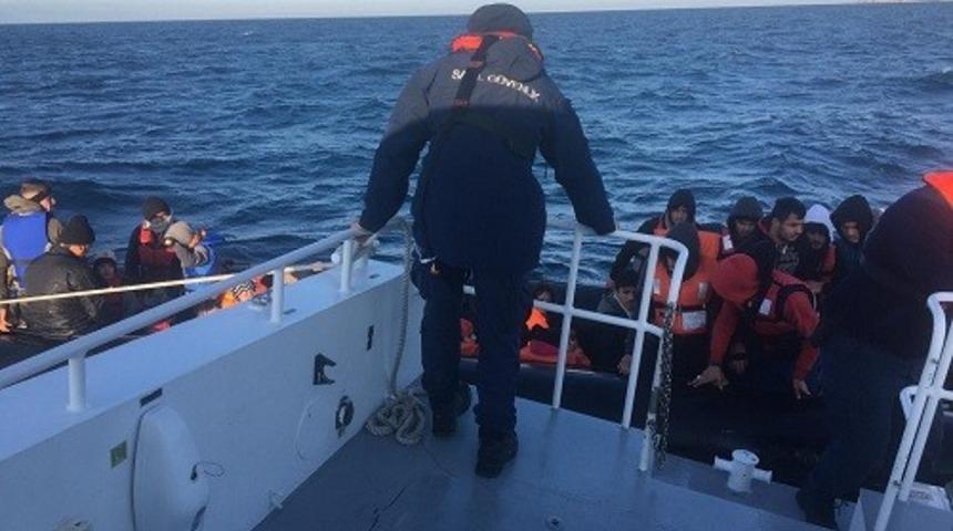 Enez&rsquo;de 32 d&uuml;zensiz g&ouml;&ccedil;men yakalandı